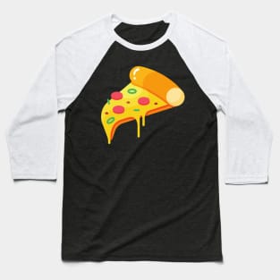 Bright Cheese Pizza Baseball T-Shirt